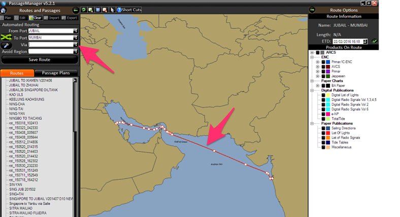 List Of Routeing Charts