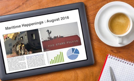 Collision off Singapore strait and other main maritime stories of August 2016